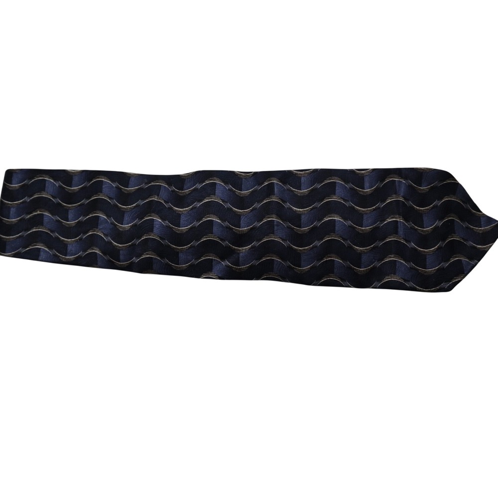 J. Ferrar Geometric Pattern All Silk Men's Necktie Tie Made in‎ USA 57" X 4"